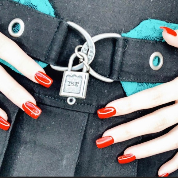 🚨HOLD:/Tripp Nyc Lock Me Up pleated skirt - Picture 4 of 14